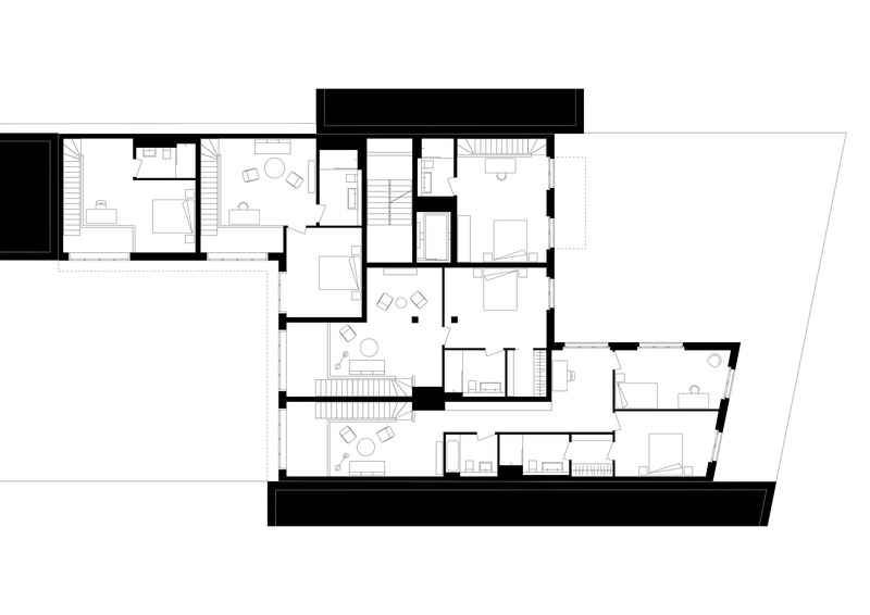 Dossier de presse | 6863-02 - Communiqué de presse | Urban Infill Berlin - Appels Architekten - Architecture résidentielle -  Maisonettes - Upper level (first floor) - Crédit photo : © Appels Architekten
