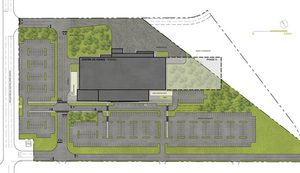 Press kit | 886-01 - Press release | Design of the exhibition center of Sherbrooke - CCM2 - Commercial Architecture