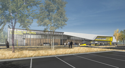 Press kit | 886-01 - Press release | Design of the exhibition center of Sherbrooke - CCM2 - Commercial Architecture