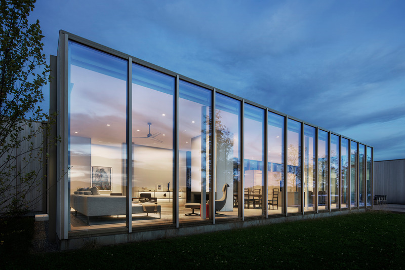 Dossier de presse | 6997-01 - Communiqué de presse | HGX Design’s Illuminating Approach Harnesses Light to Define Boundaries - HGX - Architecture résidentielle - Crédit photo : Scott Frances