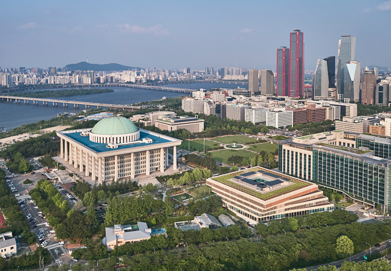 Dossier de presse | 6995-01 - Communiqué de presse | National Assembly Communication Building - Haeahn Architecture + H Architecture - Architecture institutionnelle - Crédit photo : Namsun Lee