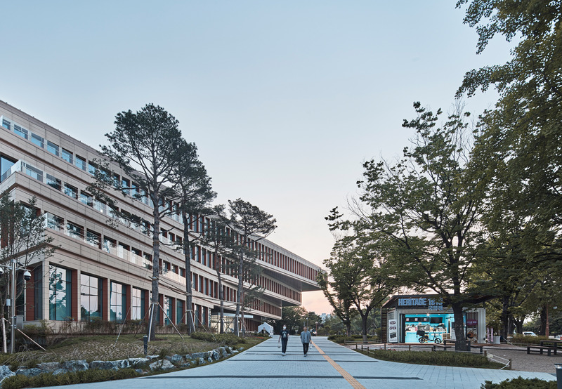 Dossier de presse | 6995-01 - Communiqué de presse | National Assembly Communication Building - Haeahn Architecture + H Architecture - Architecture institutionnelle - Crédit photo : Namsun Lee