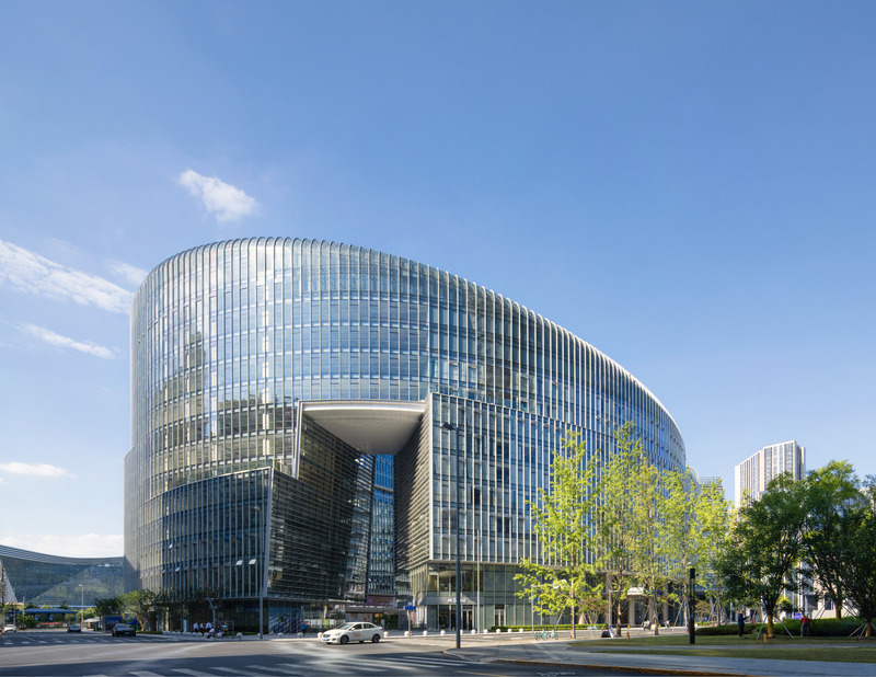 Dossier de presse | 6989-01 - Communiqué de presse | Laguarda.Low Wins at Architizer A+Awards with Chengdu Co-Innovation and Cooperation Center - Laguarda.Low Architects - Architecture commerciale - Entrance - Crédit photo : Arch-Exist Photography