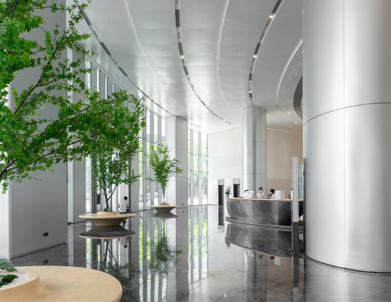 Dossier de presse | 6989-01 - Communiqué de presse | Laguarda.Low Wins at Architizer A+Awards with Chengdu Co-Innovation and Cooperation Center - Laguarda.Low Architects - Architecture commerciale - Office Lobby - Crédit photo :  Simon ©ZSDC 