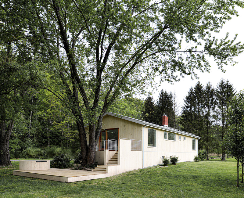 Dossier de presse | 5301-04 - Communiqué de presse | Pine Lane House - Ballman Khapalova - Architecture résidentielle - Exterior - View from West - Crédit photo : Ballman Khapalova