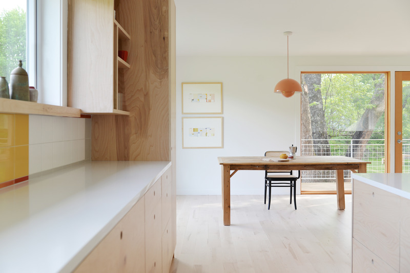 Dossier de presse | 5301-04 - Communiqué de presse | Pine Lane House - Ballman Khapalova - Architecture résidentielle - Interior - Dining Area - Crédit photo : Ballman Khapalova
