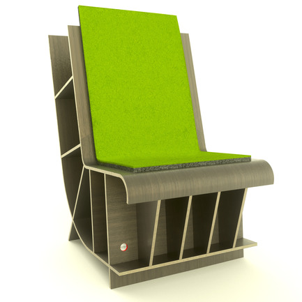Dossier de presse | 890-01 - Communiqué de presse | The Bookseat - Fishtnk Design Factory - Produit - Crédit photo : Fishtnk Inc. 