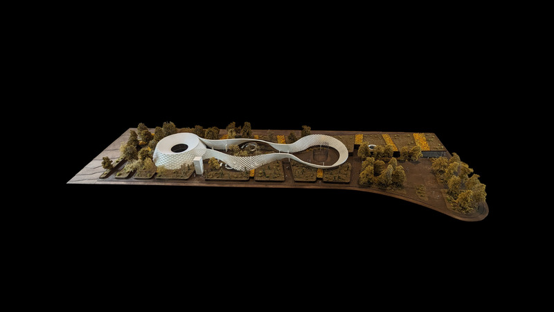 Press kit | 5795-06 - Press release | A Ribbon in the Sand - Aaron Neubert Architects + studioSTIGSGAARD - Institutional Architecture - Design Model - Photo credit:  Aaron Neubert Architects + studioStigsgaard