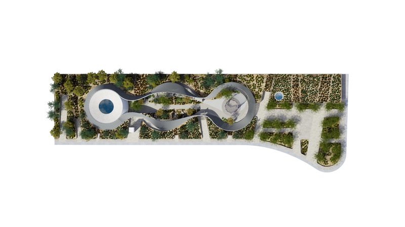 Press kit | 5795-06 - Press release | A Ribbon in the Sand - Aaron Neubert Architects + studioSTIGSGAARD - Institutional Architecture - Site Plan<br> - Photo credit:     Aaron Neubert Architects + studioStigsgaard   