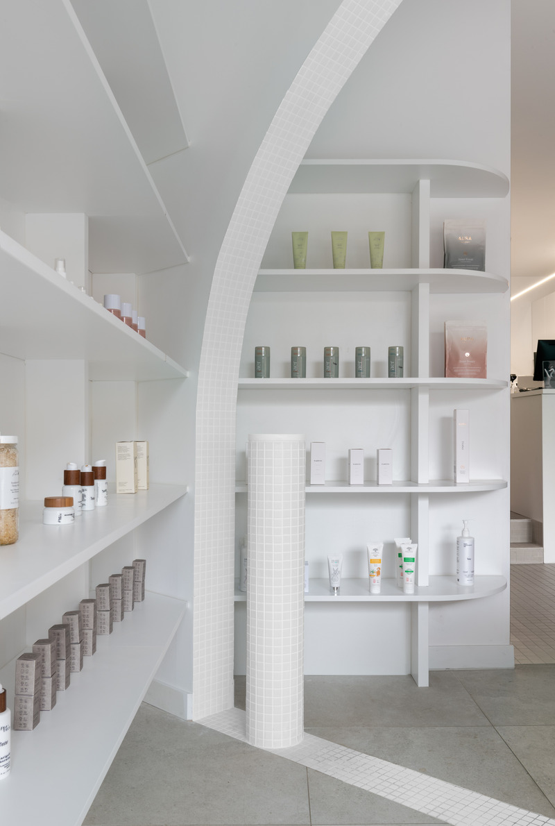Dossier de presse | 2744-05 - Communiqué de presse | Pharmacy Lab - StudioAC - Architecture commerciale - Crédit photo : Jeremie Warshafsky Photography