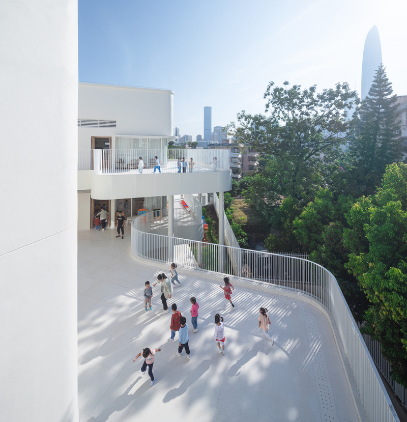 Dossier de presse | 5204-02 - Communiqué de presse | Kindergarten of Museum Forest - Yunchao Xu / Atelier Apeiron - Architecture institutionnelle - in the crowded city - Crédit photo : Schran Images