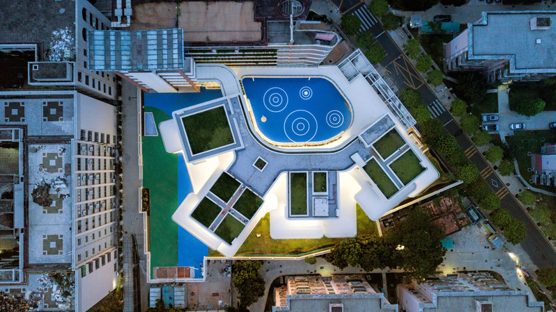 Dossier de presse | 5204-02 - Communiqué de presse | Kindergarten of Museum Forest - Yunchao Xu / Atelier Apeiron - Architecture institutionnelle -  site plan - Crédit photo : Schran Images