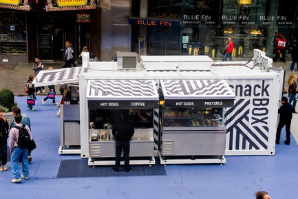 Dossier de presse | 675-04 - Communiqué de presse | SnackBox, Times Square New York - Aedifica - Art de vivre - Crédit photo : Cesar Nicolescu
