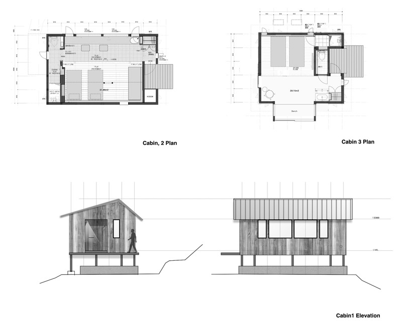 Dossier de presse | 7029-01 - Communiqué de presse | Sumu, Regenerative Life Studio, Receives International Recognition - tono Inc. - Architecture résidentielle - Plan de cabine - Crédit photo : Tsukasa Ono