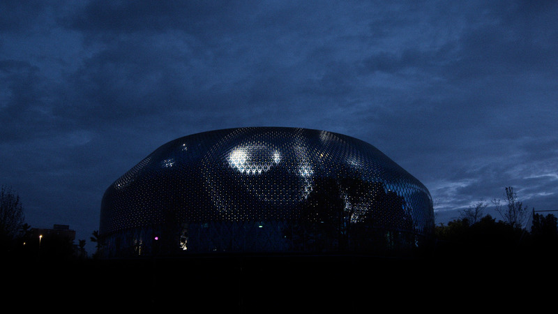 Dossier de presse | 7096-01 - Communiqué de presse | Novartis Pavillon Zero-Energy Media Façade - iart – studio for media architectures - Architecture institutionnelle - Crédit photo : iart – studio for media architectures
