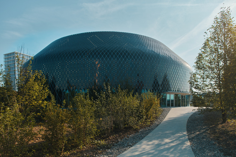 Dossier de presse | 7096-01 - Communiqué de presse | Novartis Pavillon Zero-Energy Media Façade - iart – studio for media architectures - Architecture institutionnelle - Crédit photo : Laurids Jensen