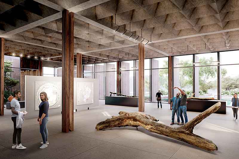 Press kit | 7008-01 - Press release | Environmental Culture Center - A-001 Taller de Arquitectura - Event + Exhibition - Exposition area - Photo credit: Jorge Yáñez
