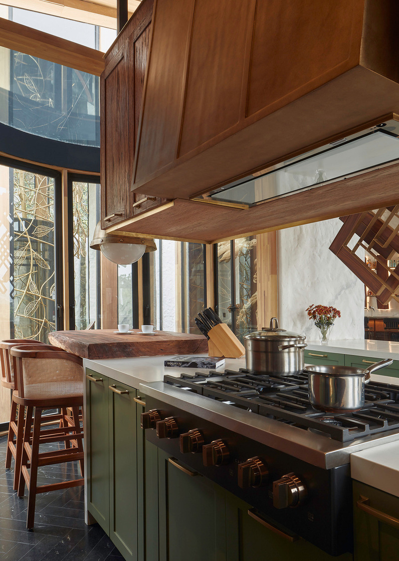Press kit | 4687-02 - Press release | SYMBIOSIS - Luciano Gerbilsky Arquitectos - Residential Architecture - social kitchen - Photo credit: Hector Velazco Facio