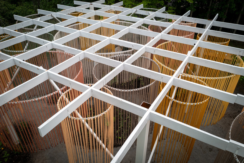 Press kit | 837-44 - Press release | Inauguration of the 24th Edition of the International Garden Festival - International Garden Festival | Reford Gardens - Landscape Architecture - Maillage - Photo credit: Martin Bond