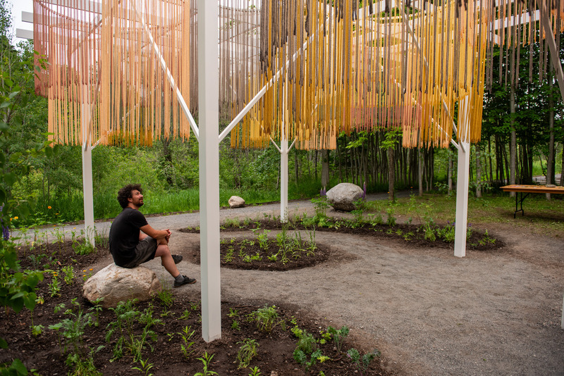 Press kit | 837-44 - Press release | Inauguration of the 24th Edition of the International Garden Festival - International Garden Festival | Reford Gardens - Landscape Architecture - Maillage - Photo credit: Martin Bond