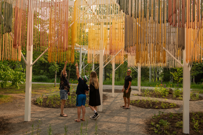 Press kit | 837-44 - Press release | Inauguration of the 24th Edition of the International Garden Festival - International Garden Festival | Reford Gardens - Landscape Architecture - Maillage - Photo credit: Martin Bond