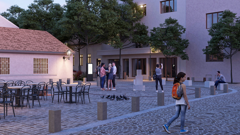 Press kit | 7027-01 - Press release | Urban Transformation of the Almaš Neighborhood - DBA ltd. - Urban Design - Photo credit: DBA rendering