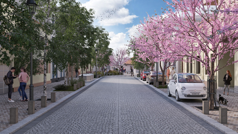 Press kit | 7027-01 - Press release | Urban Transformation of the Almaš Neighborhood - DBA ltd. - Urban Design - Photo credit: DBA rendering