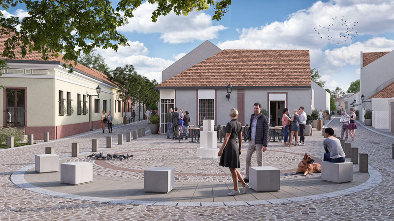 Press kit | 7027-01 - Press release | Urban Transformation of the Almaš Neighborhood - DBA ltd. - Urban Design - Photo credit: DBA rendering