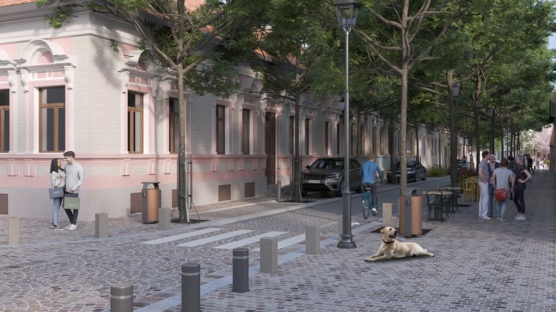Press kit | 7027-01 - Press release | Urban Transformation of the Almaš Neighborhood - DBA ltd. - Urban Design - Photo credit: DBA rendering