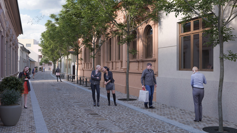 Press kit | 7027-01 - Press release | Urban Transformation of the Almaš Neighborhood - DBA ltd. - Urban Design - Photo credit: DBA rendering