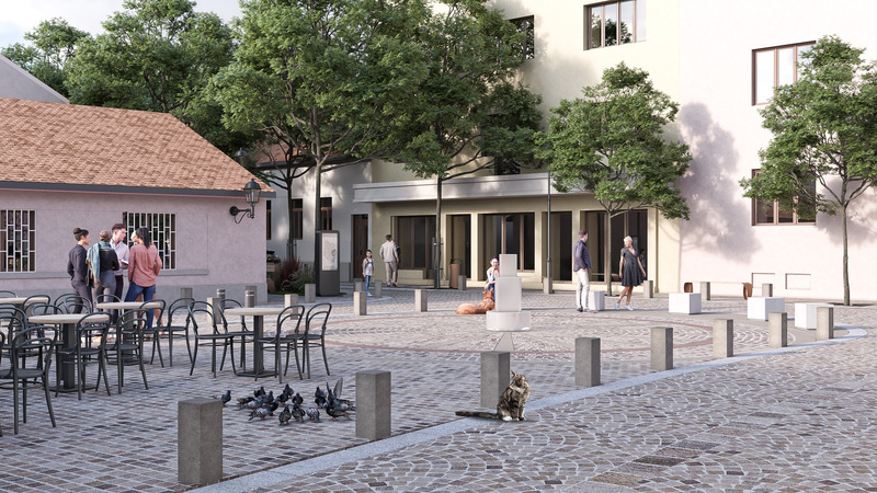 Press kit | 7027-01 - Press release | Urban Transformation of the Almaš Neighborhood - DBA ltd. - Urban Design - Photo credit: DBA rendering