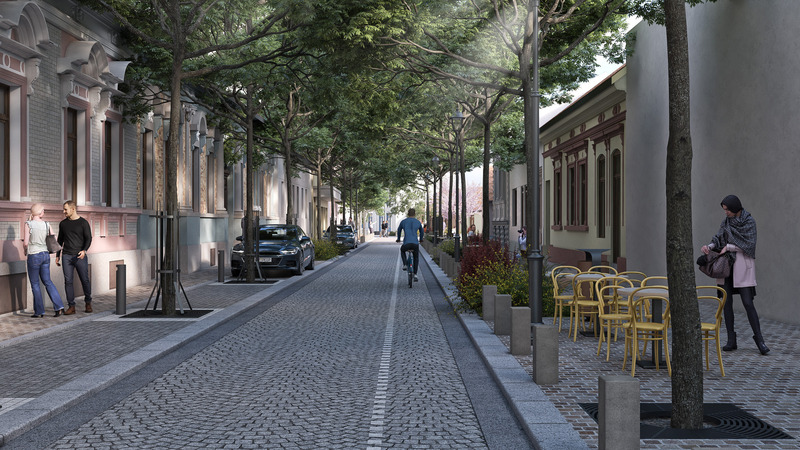 Press kit | 7027-01 - Press release | Urban Transformation of the Almaš Neighborhood - DBA ltd. - Urban Design - Photo credit: DBA rendering