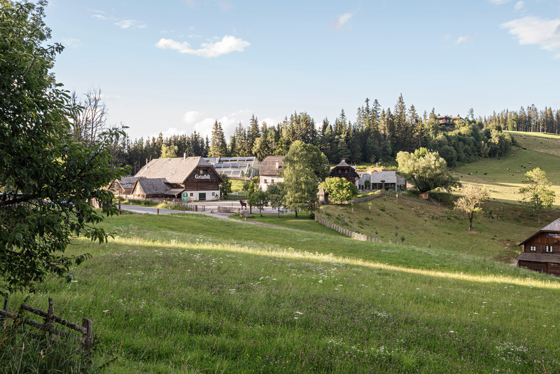 Press kit | 6636-01 - Press release | Steirereck am Pogusch - PPAG architects - Commercial Architecture - Steirereck am Pogusch: existing buildings and extensions now form a village ensemble at the scale of a rural development.<br> - Photo credit: Hertha Hurnaus