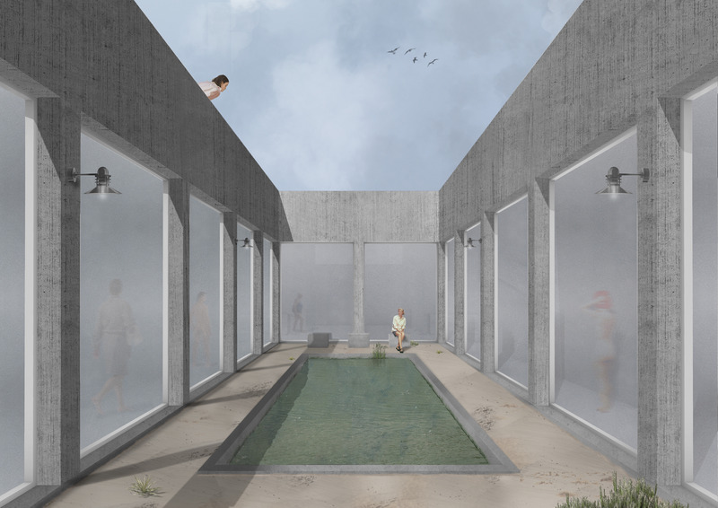 Press kit | 7100-01 - Press release | Re-mining Giali: A New Scenario for the Manufactured Landscape - Dimitrios Mitsimponas - Institutional Architecture - The water collection pond<br style=""> - Photo credit: Dimitrios Mitsimponas<br>