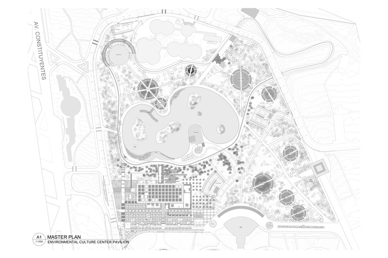Press kit | 7008-01 - Press release | Environmental Culture Center - A-001 Taller de Arquitectura - Event + Exhibition - Master plan - Photo credit: A-001 Taller de Arquitectura