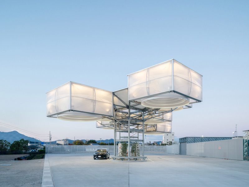 Press kit | 661-75 - Press release | World Architecture Festival 2023 Shortlist Reveals Most Inspiring Projects from Around the Globe - World Architecture Festival (WAF) - Competition - Toagosei Hydrogen station Tokushima by Osamu Morishita Architect and Associates - Photo credit: © Katsumasa Tanaka