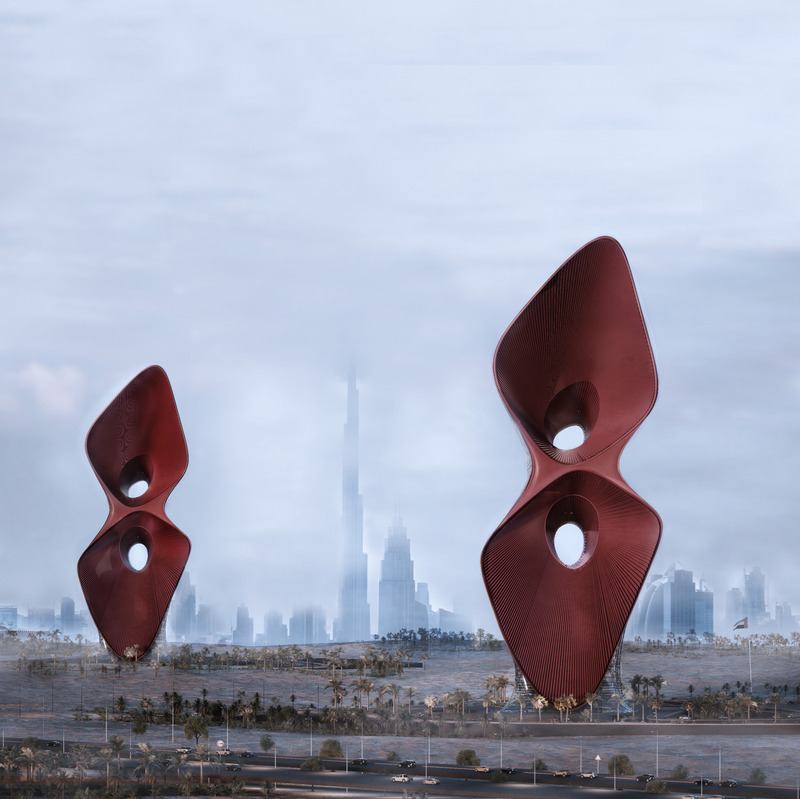 Press kit | 661-77 - Press release | WAFX 2023 Prize Winners Announced - World Architecture Festival (WAF) - Competition - <p>Building technology</p><p>Absorbent Sand Storm Skyscraper by Kalbod Studio </p> - Photo credit: Kalbod Studio