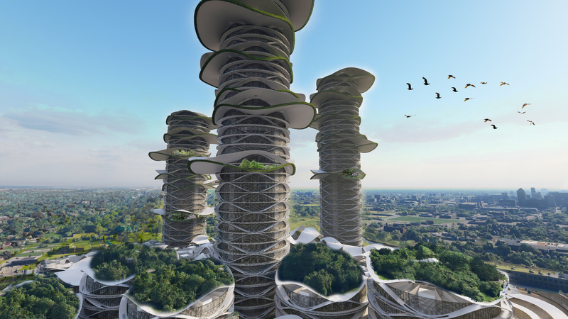 Press kit | 661-77 - Press release | WAFX 2023 Prize Winners Announced - World Architecture Festival (WAF) - Competition - <p>Smart Cities</p><p>Diatom City by Desitecture </p> - Photo credit: Desitecture