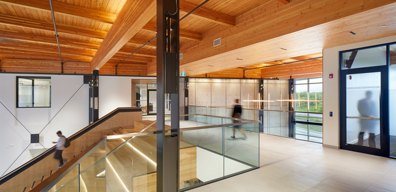 Press kit | 1132-06 - Press release | Redefining the Workplace Experience: Caivan / ABIC's New Head Office - Figurr Architects Collective - Commercial Architecture - Photo credit: Tom Arban Photography