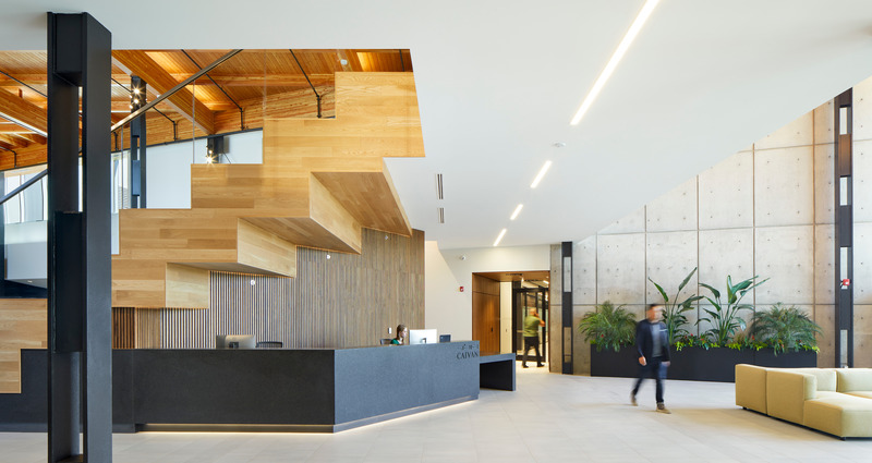 Press kit | 1132-06 - Press release | Redefining the Workplace Experience: Caivan / ABIC's New Head Office - Figurr Architects Collective - Commercial Architecture - Photo credit: Tom Arban Photography