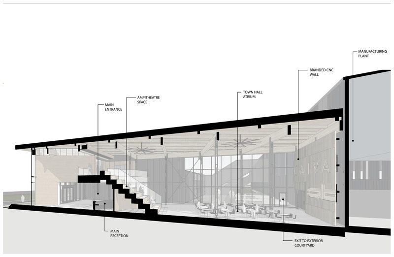 Press kit | 1132-06 - Press release | Redefining the Workplace Experience: Caivan / ABIC's New Head Office - Figurr Architects Collective - Commercial Architecture - Photo credit: Figurr Architects Collective