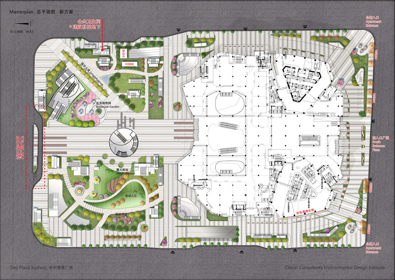 Press kit | 6990-01 - Press release | LMCA Design Infuses New Life and Significance Into Xuzhou Landmark - LMCA Design - Commercial Architecture - Photo credit: Ohtori Consultants Environmental Design Institute