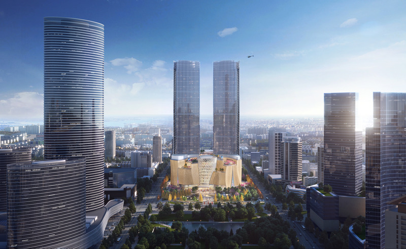 Press kit | 6990-01 - Press release | LMCA Design Infuses New Life and Significance Into Xuzhou Landmark - LMCA Design - Commercial Architecture - Photo credit: LMCA Design