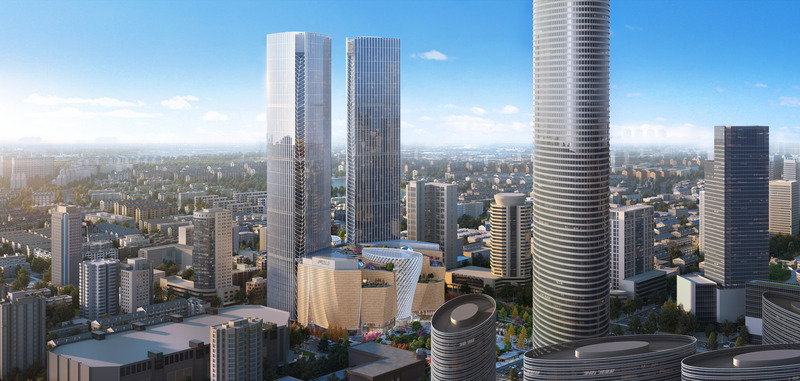 Press kit | 6990-01 - Press release | LMCA Design Infuses New Life and Significance Into Xuzhou Landmark - LMCA Design - Commercial Architecture - Photo credit: LMCA Design