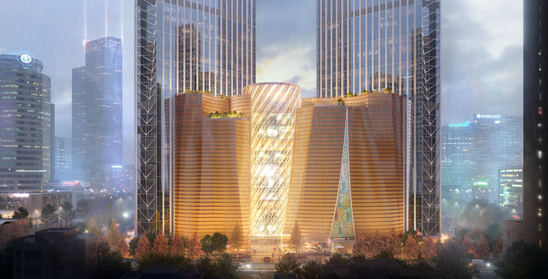Press kit | 6990-01 - Press release | LMCA Design Infuses New Life and Significance Into Xuzhou Landmark - LMCA Design - Commercial Architecture - Photo credit: LMCA Design