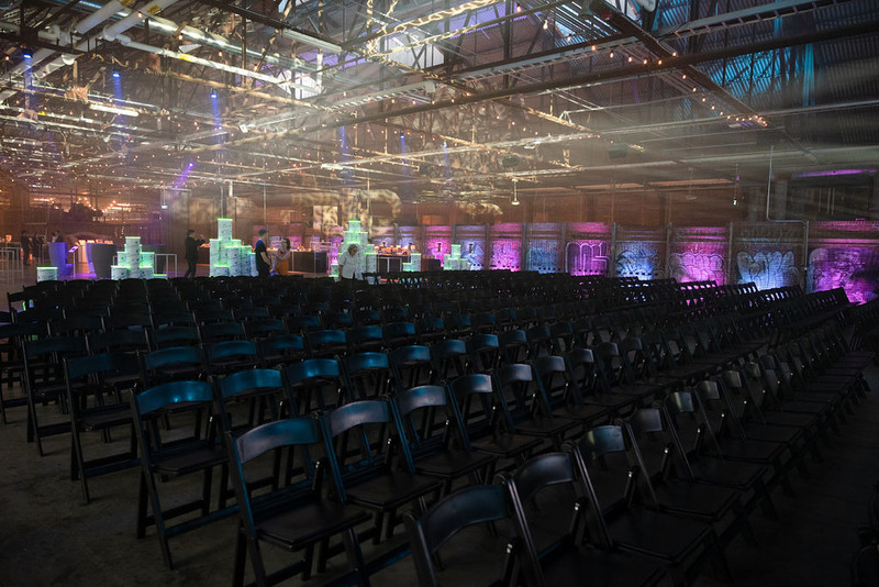 Dossier de presse | 809-38 - Communiqué de presse | Meet the Winners of the 2023 AZ Awards! - AZURE Media - Concours -  The CRH Gallery at Toronto's Evergreen Brick Works, setup and ready for the reveal of the 2023 AZ Awards Winners  - Crédit photo : Mauricio Calero