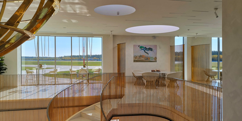 Dossier de presse | 6565-01 - Communiqué de presse | Private Jet Terminal of Minsk Airport - Recs Architects - Design d’intérieur commercial - Crédit photo : RECS Architects 
