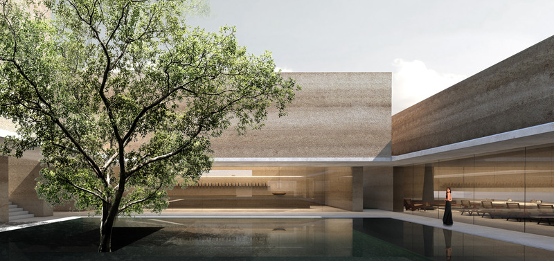 Press kit | 7030-02 - Press release | Rammed Earth Winery in Châteauneuf-du-Pape - JSPA Design - Commercial Architecture - Photo credit:  JSPA Design 