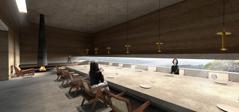 Press kit | 7030-02 - Press release | Rammed Earth Winery in Châteauneuf-du-Pape - JSPA Design - Commercial Architecture - Photo credit: JSPA Design