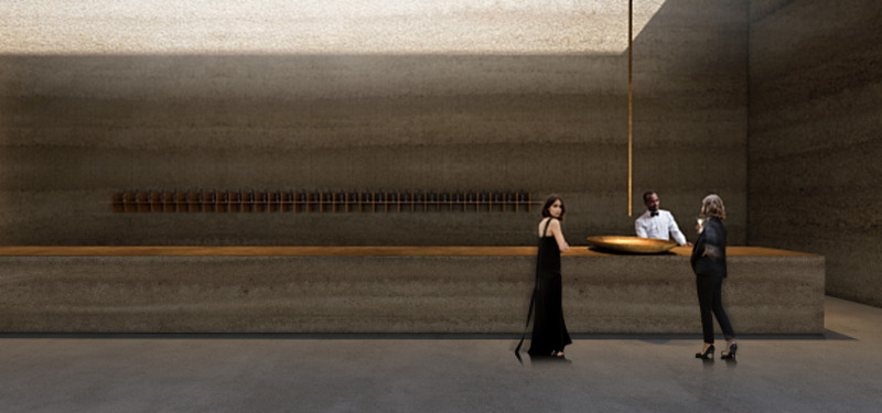 Press kit | 7030-02 - Press release | Rammed Earth Winery in Châteauneuf-du-Pape - JSPA Design - Commercial Architecture - Photo credit: JSPA Design